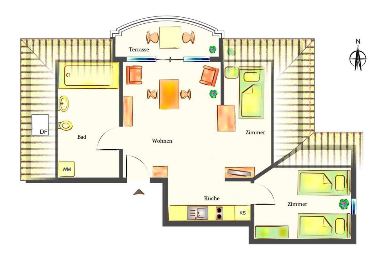 Wohnung Sanke Seeblick Ostseebad Heringsdorf Exterior foto